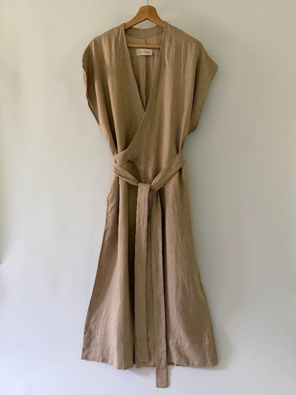 Myrah Penaloza Linen Rey Playsuit
